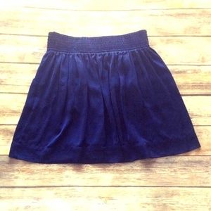 Banana Republic Silky Royal Blue Skirt W/Pockets
